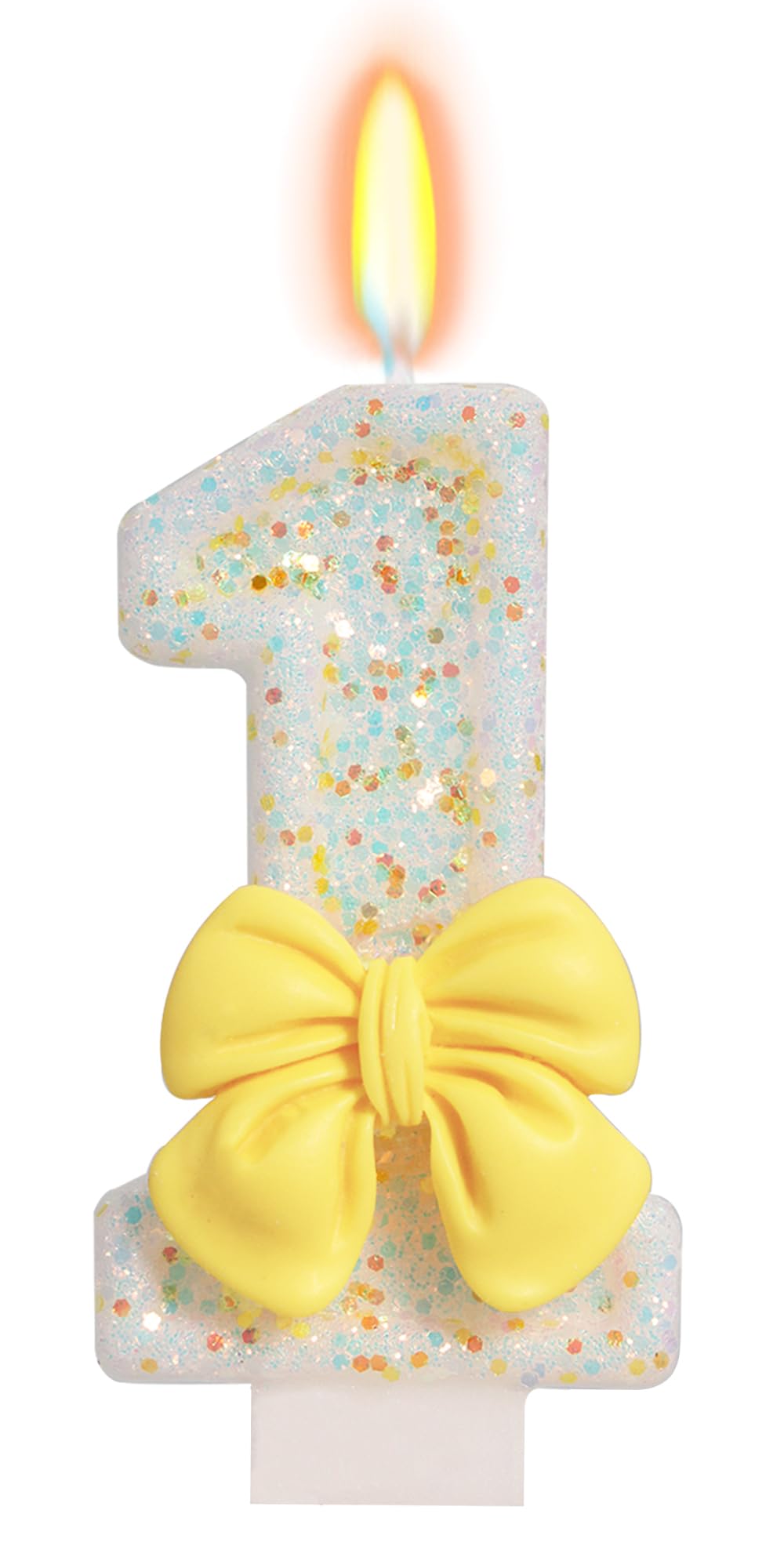 Bow-Shaped Birthday Candle for Cakes & Party Decor