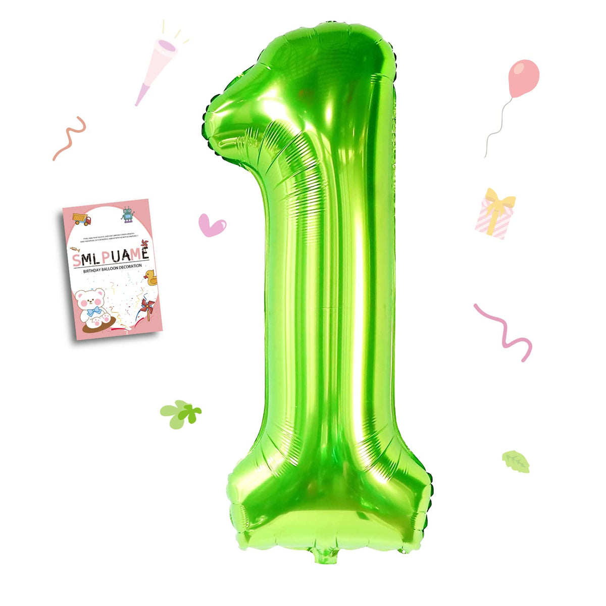 40-Inch Jumbo Foil Number Balloon for Birthday Parties