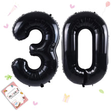 40-Inch Jumbo Foil Number Balloon for Birthday Parties