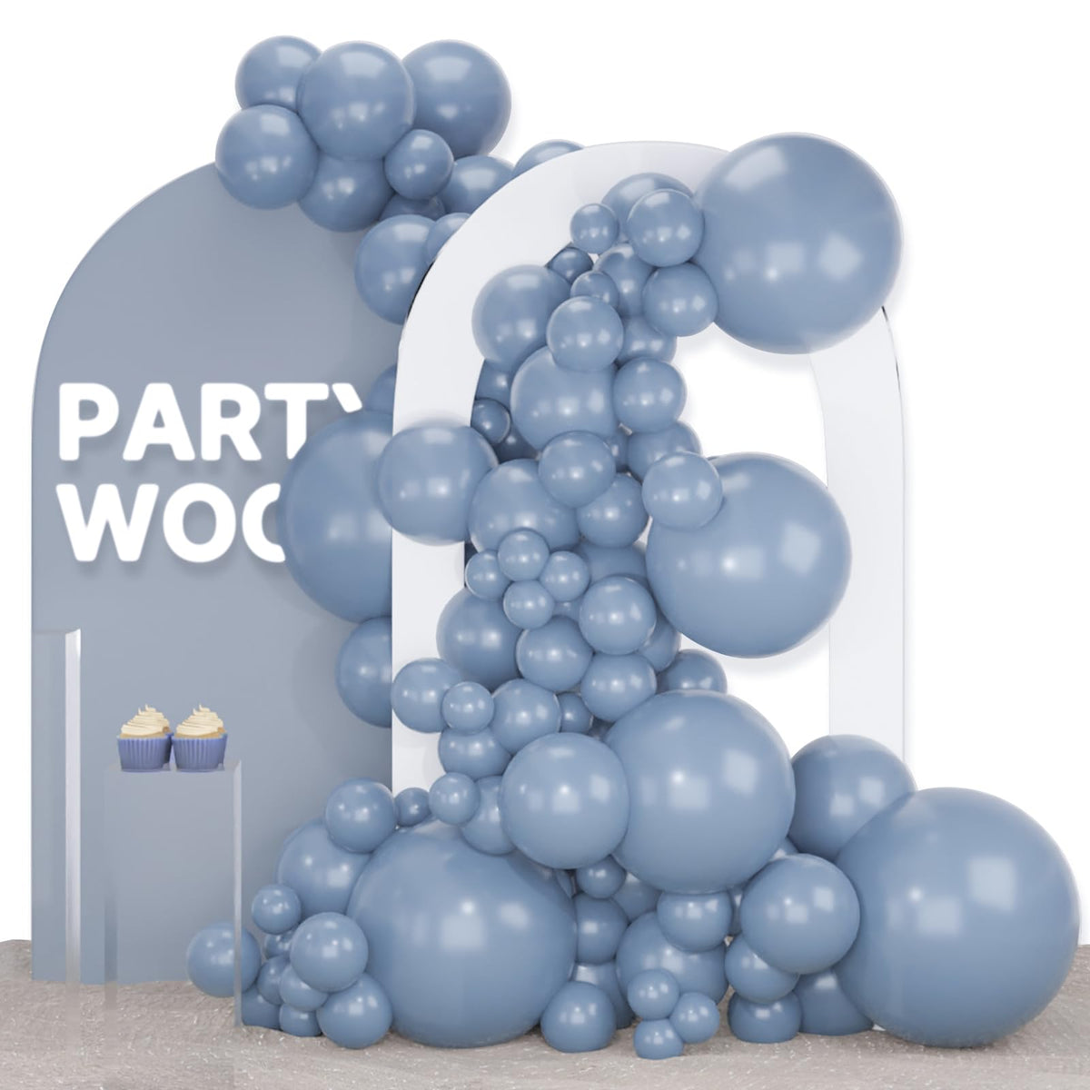 140-Piece Mixed-Size Balloon Pack for Party Decorations