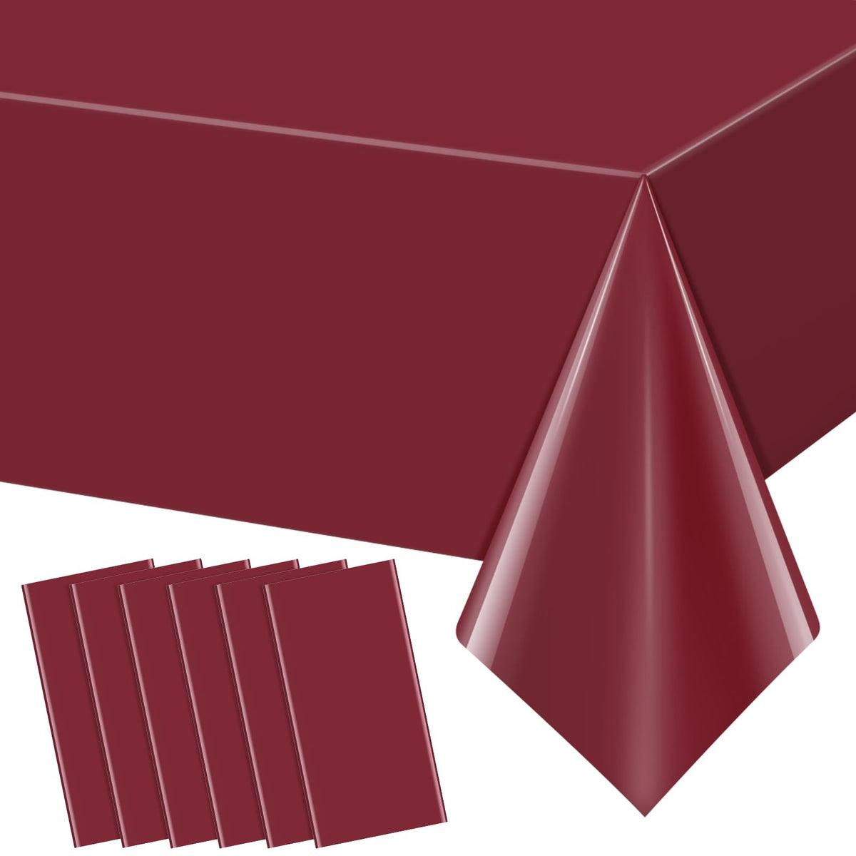 YIDAKO Disposable Plastic Tablecloth for Party Events