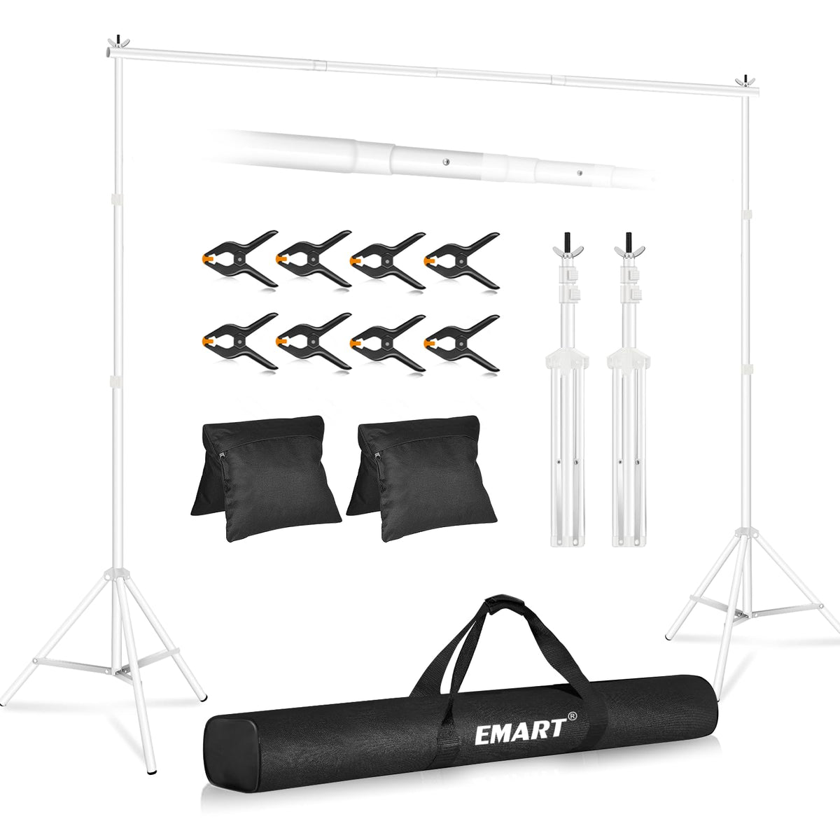 Adjustable Backdrop Stand for Parties & Photo Shoots
