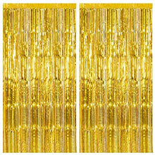 Foil Fringe Streamer Backdrop Curtain for Party Events