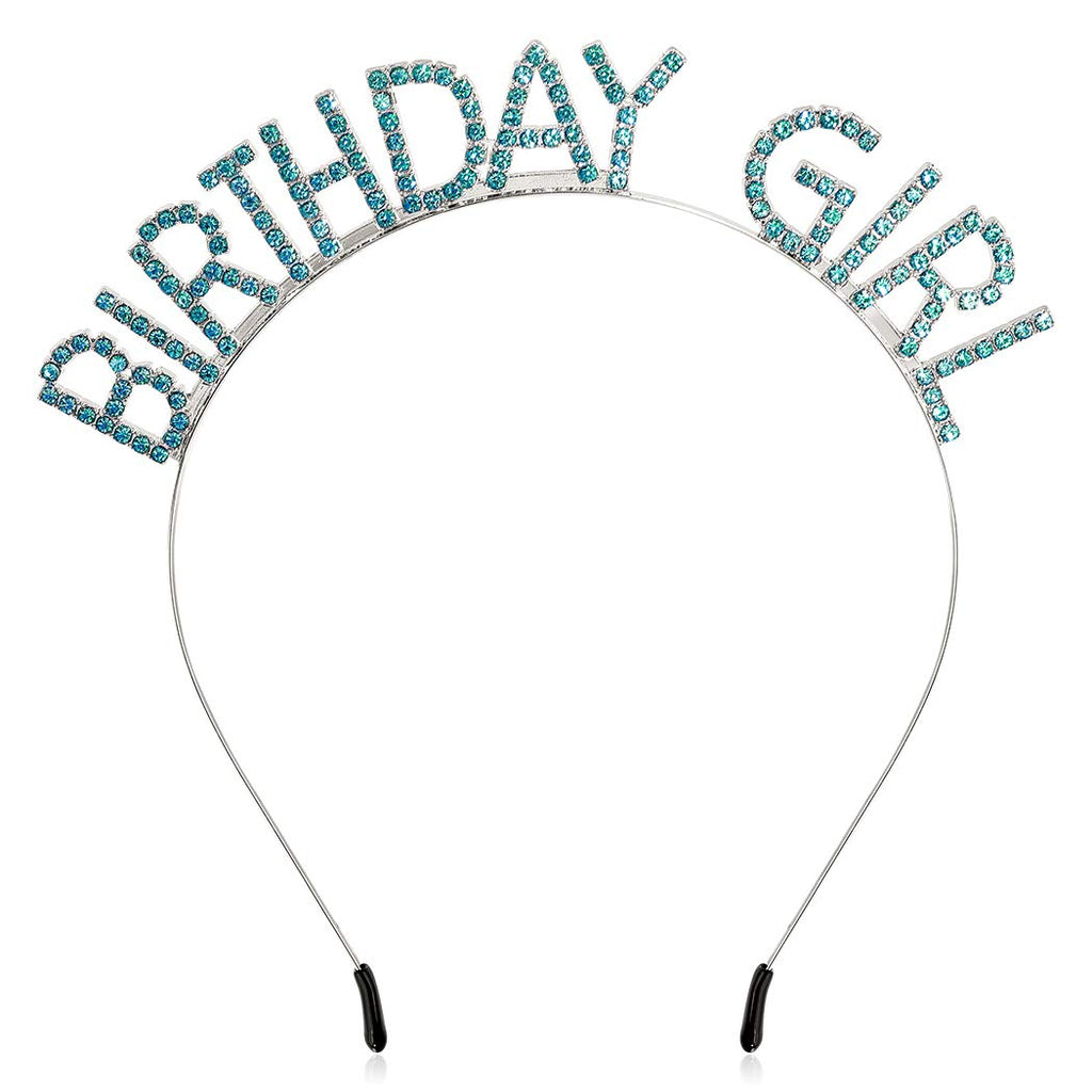 Birthday Girl Tiara Crown Headband for Women’s Parties
