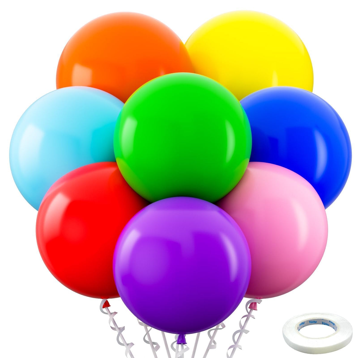 Assorted Latex Balloons for Parties & Event Decorations