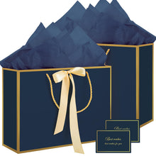 2-Piece Medium Gift Bag Set with Tissue Paper & Cards