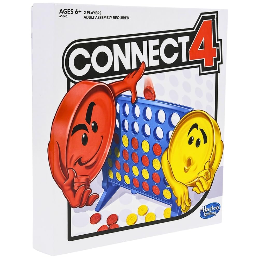 Connect 4 Classic Strategy Board Game for Two Players