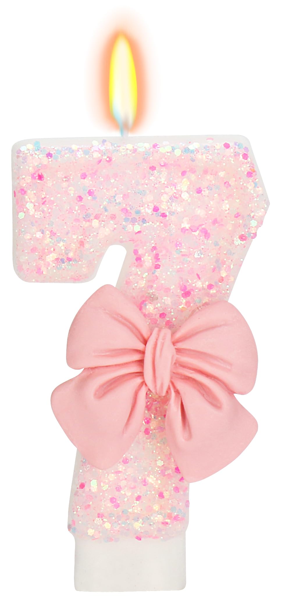 Bow-Shaped Birthday Candle for Cakes & Party Decor