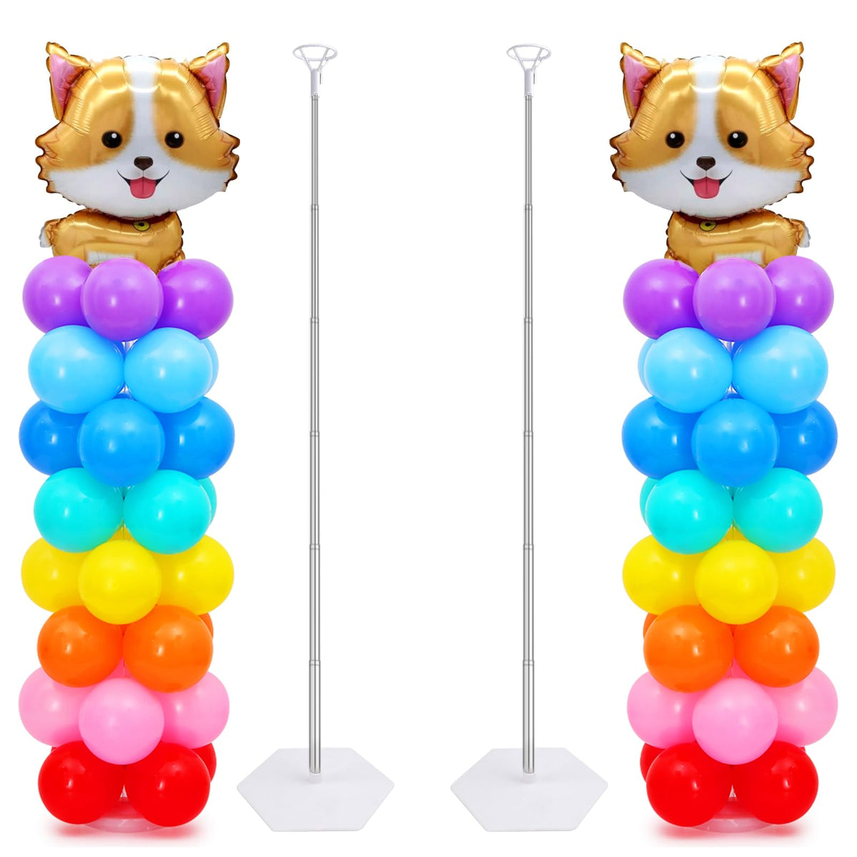9 x 10-Foot Adjustable Balloon Arch Stand for Party Backdrops