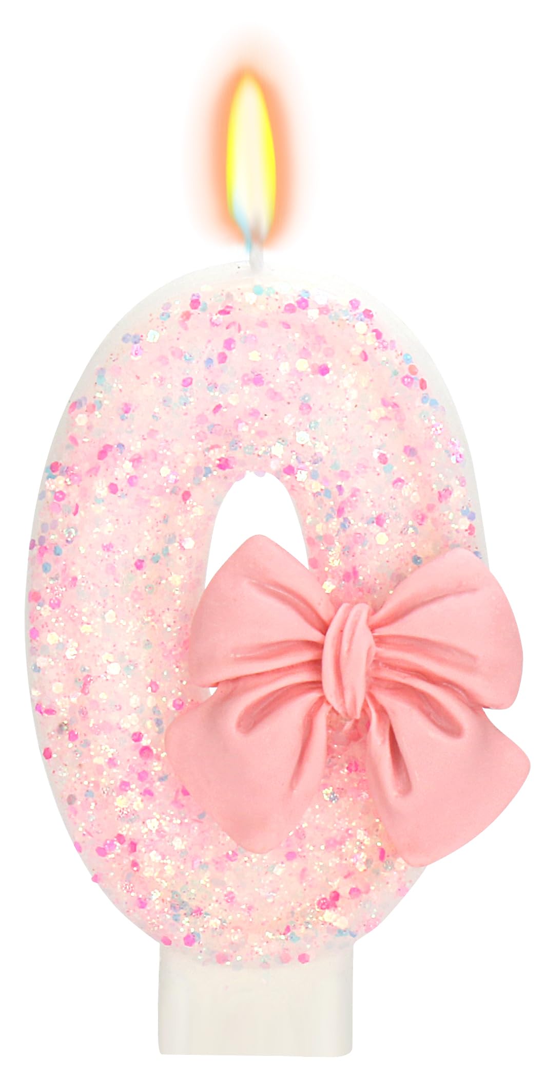 Bow-Shaped Birthday Candle for Cakes & Party Decor