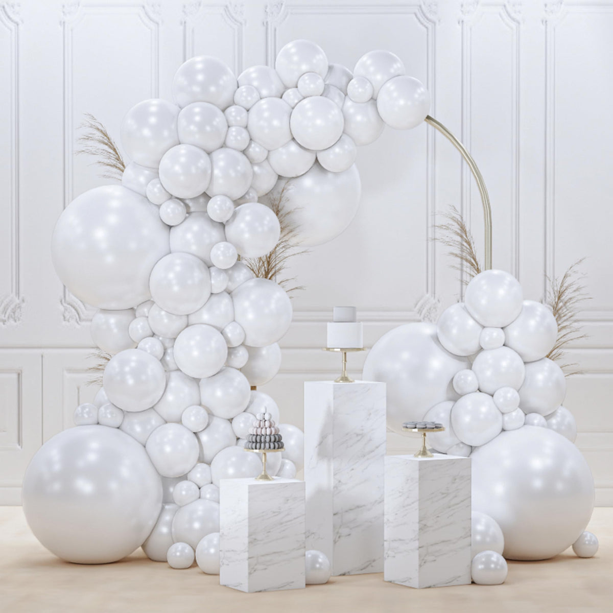 140-Piece Mixed-Size Balloon Pack for Party Decorations