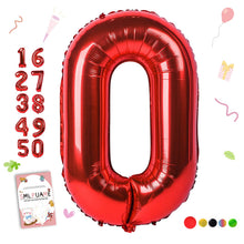 40-Inch Jumbo Foil Number Balloon for Birthday Parties