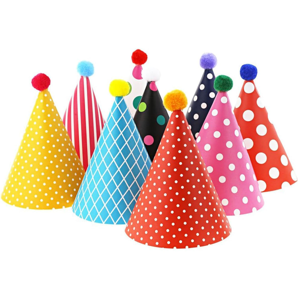 Mini Kids Birthday Party Hats, Assorted DIY Set