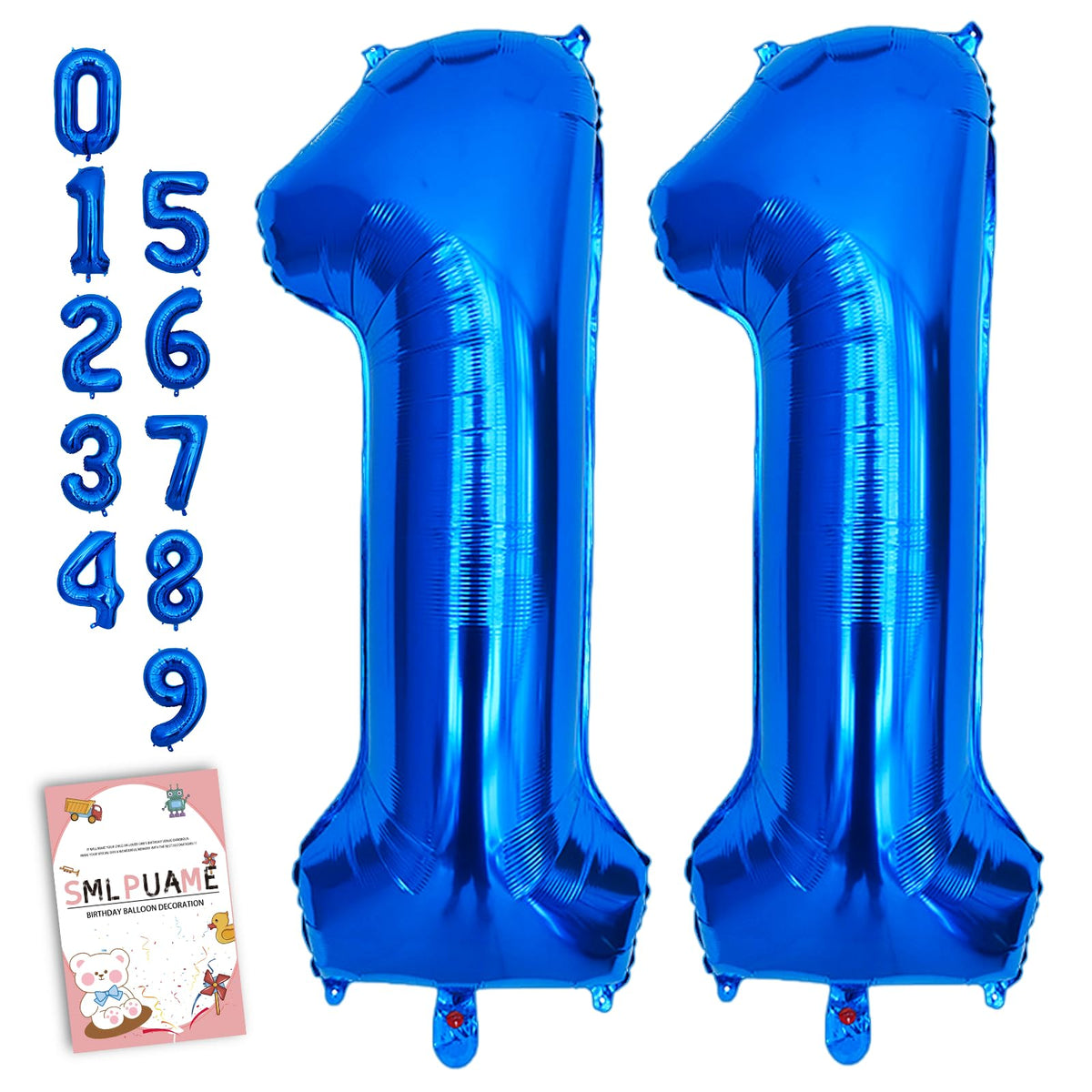 40-Inch Jumbo Foil Number Balloon for Birthday Parties