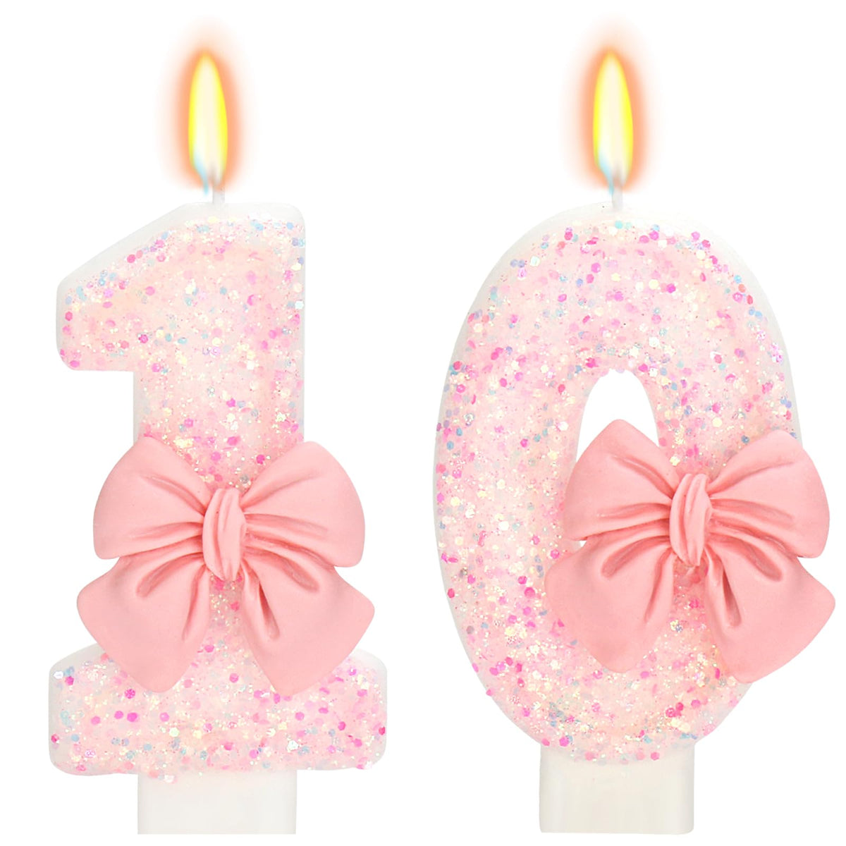 Bow-Shaped Birthday Candle for Cakes & Party Decor
