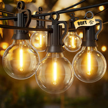 Dimmable G40 LED Outdoor String Lights for Patio Events