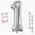 40-Inch Jumbo Foil Number Balloon for Birthday Parties