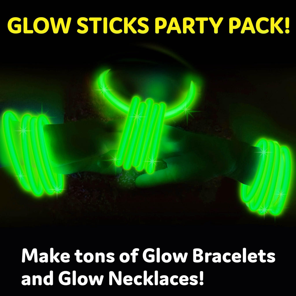 Glow Sticks with Neon Bracelets & Necklaces for Parties