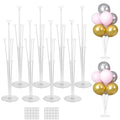 8-Set Balloon Stand Kit with Table Bases & Sticks