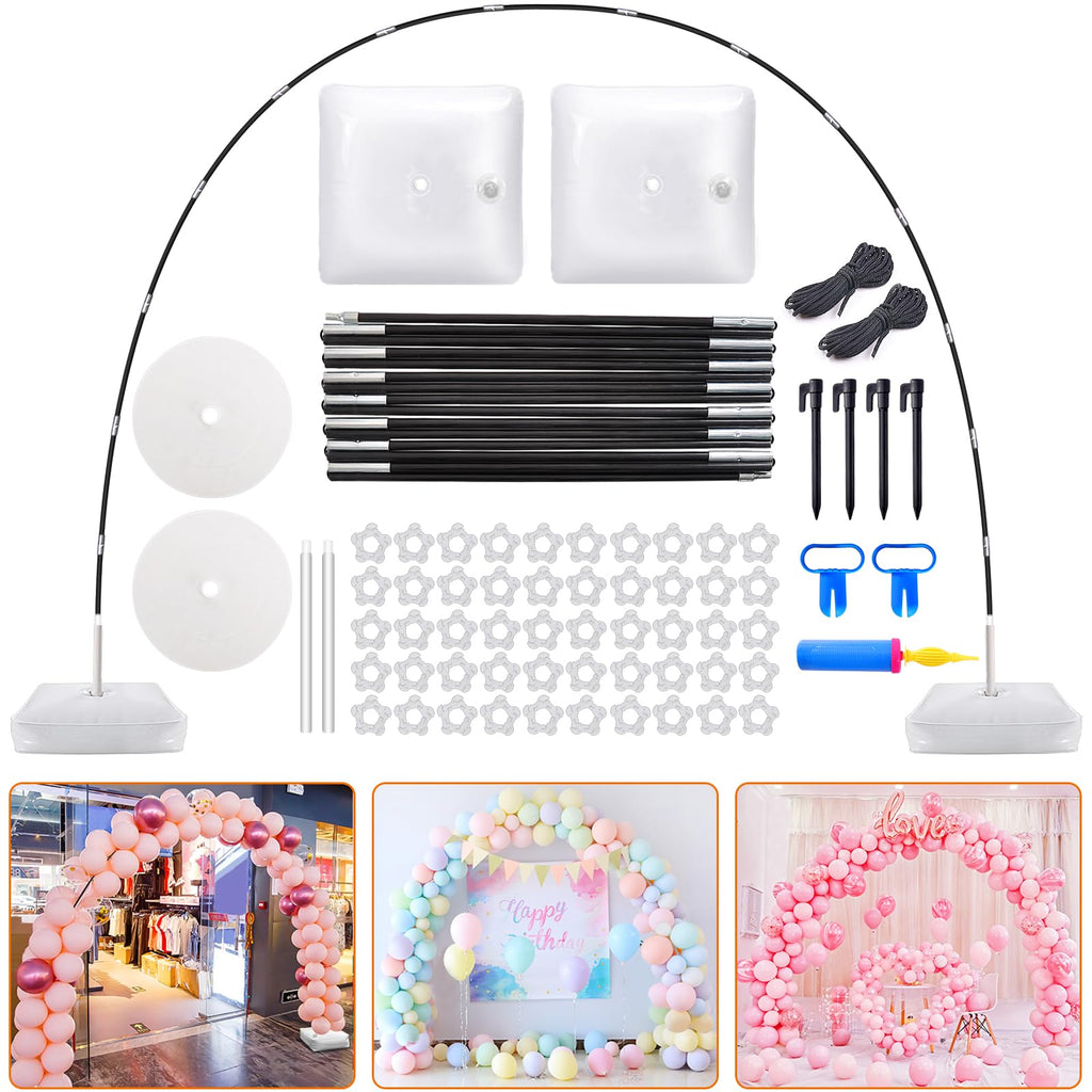 9 x 10-Foot Adjustable Balloon Arch Stand for Party Backdrops