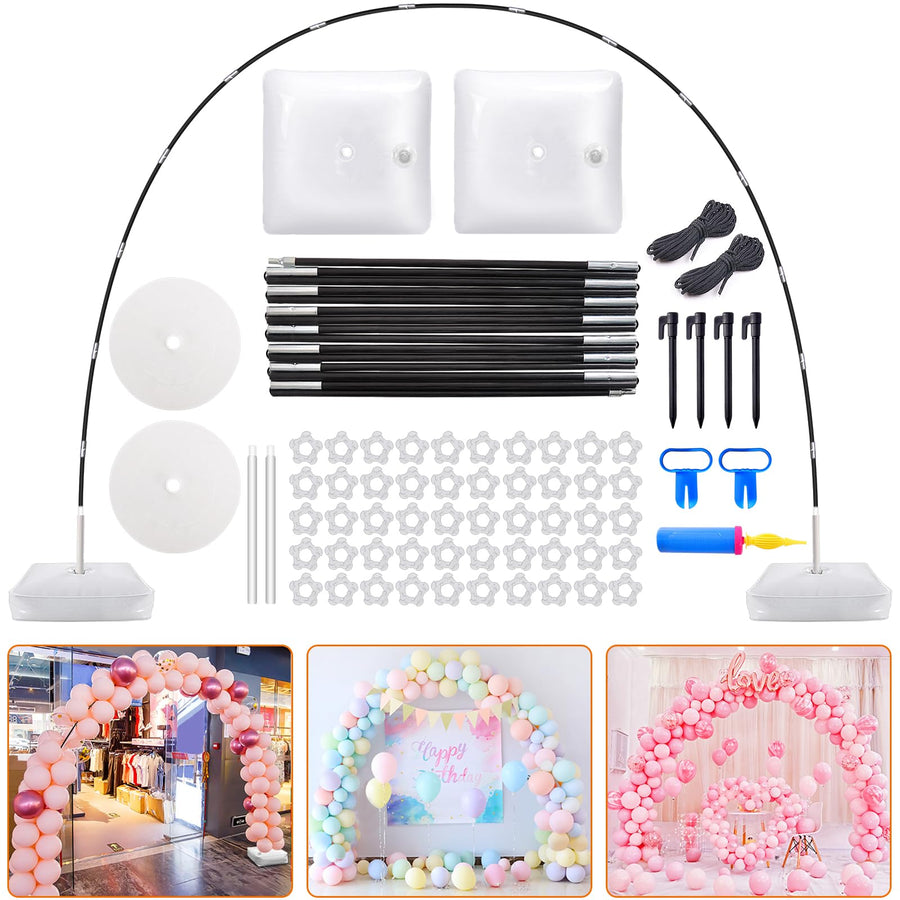 9 x 10-Foot Adjustable Balloon Arch Stand for Party Backdrops