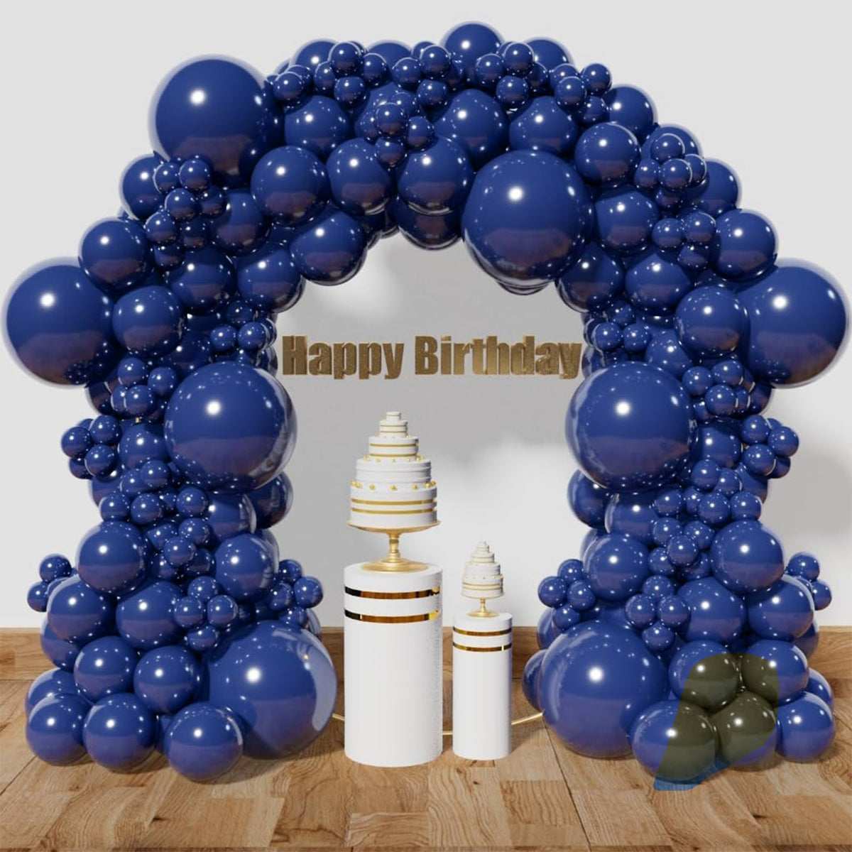 111-Piece Rainbow Balloon Arch & Garland Kit for Parties