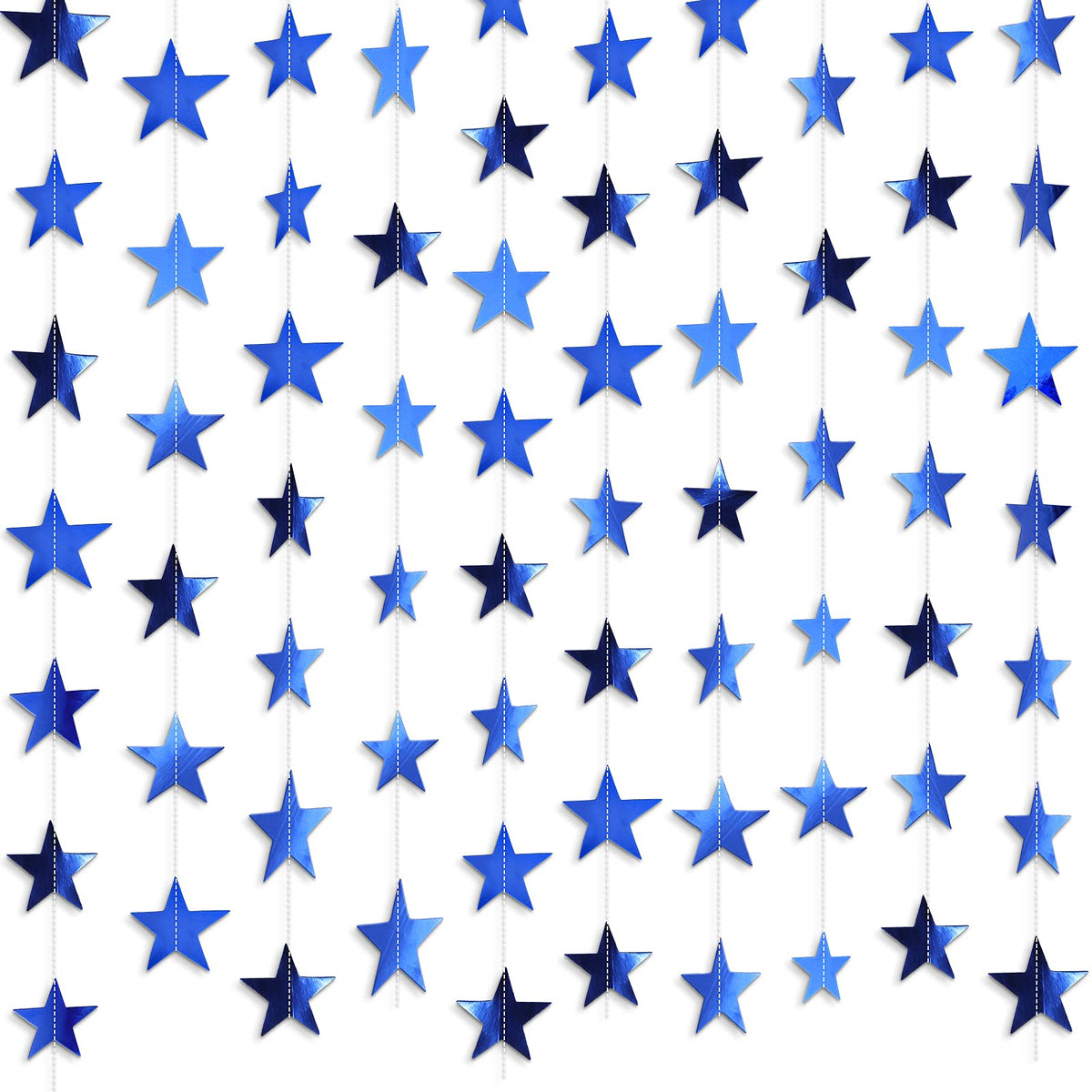 130-Foot Star Garland Banner for Parties & Event Decor