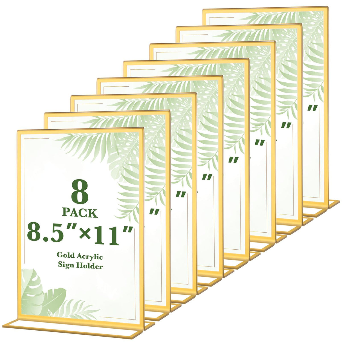 Clear Acrylic Sign Holders for Weddings & Event Tables