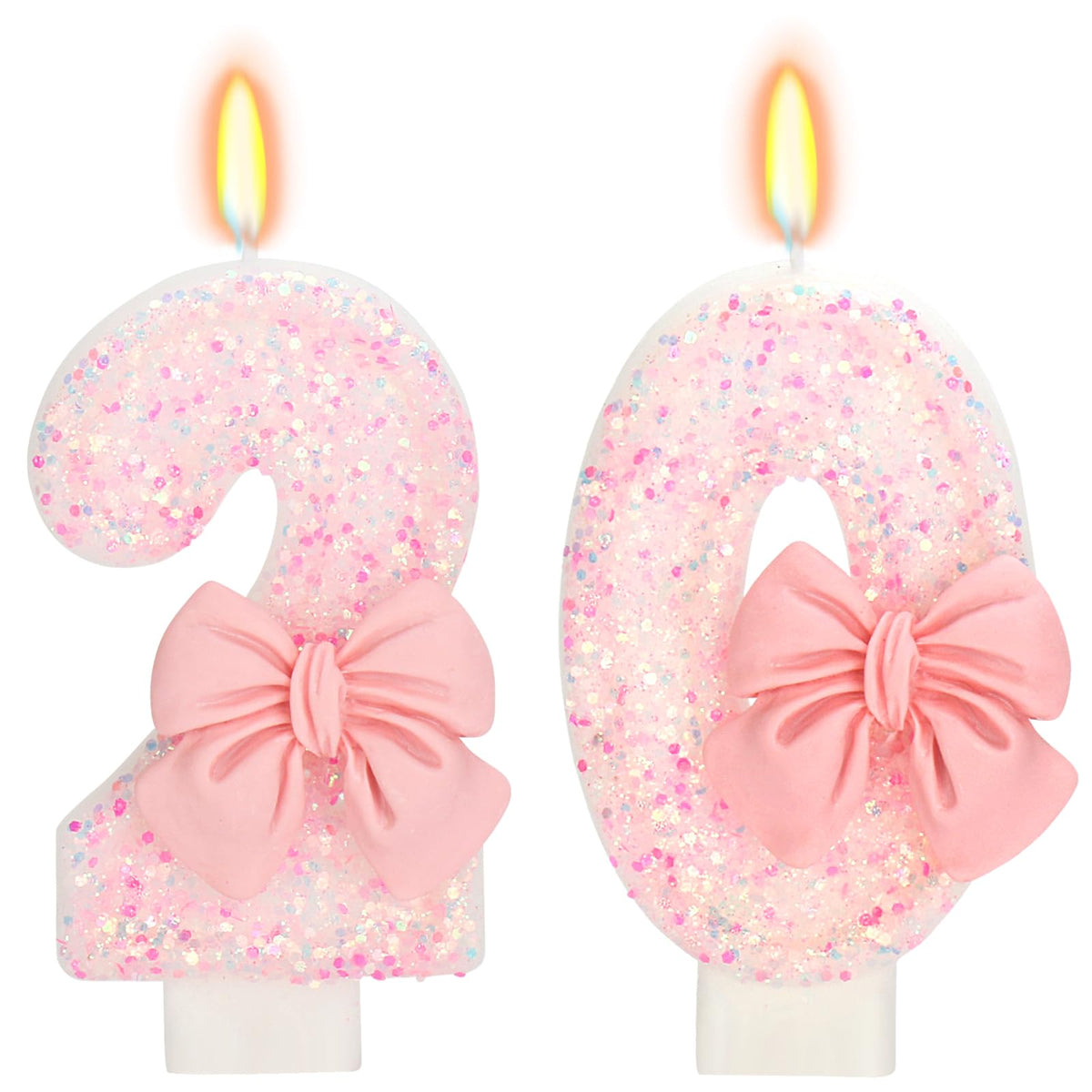 Bow-Shaped Birthday Candle for Cakes & Party Decor