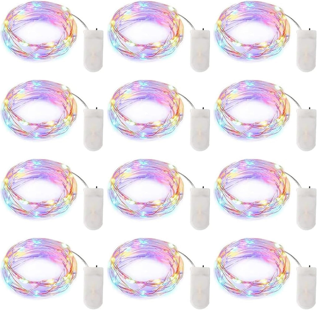 7-Foot Battery-Operated LED Fairy String Lights for Events