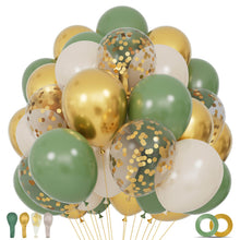 68-Piece 12-Inch Balloon Kit with Ribbons for Parties