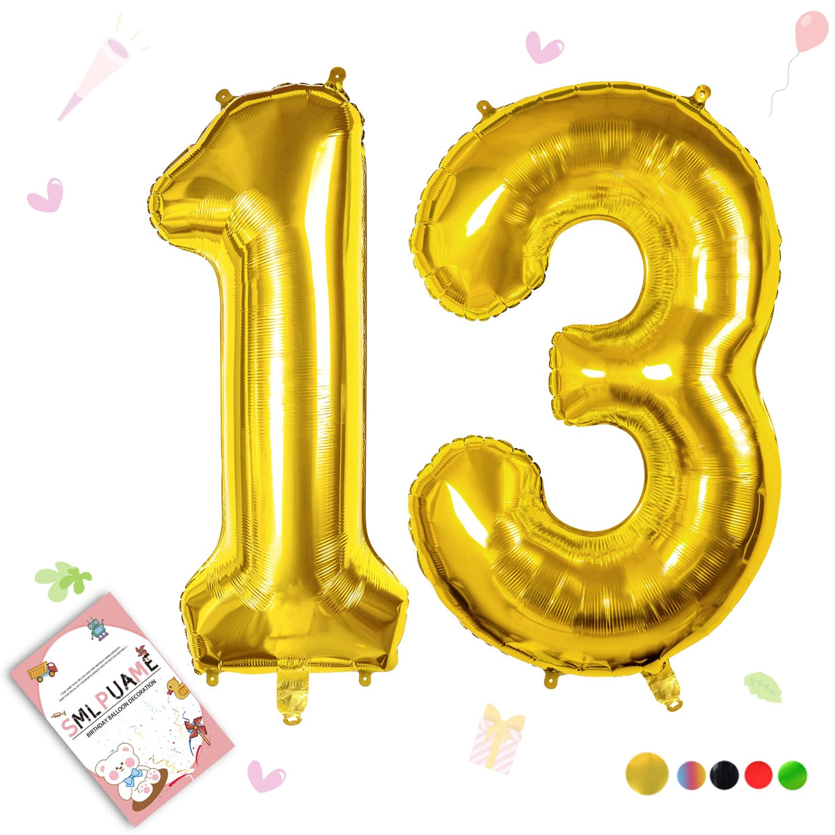 40-Inch Jumbo Foil Number Balloon for Birthday Parties