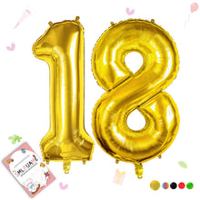 40-Inch Jumbo Foil Number Balloon for Birthday Parties