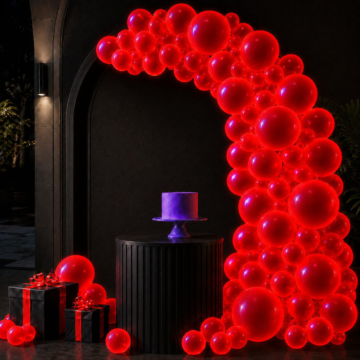 UV Neon Glow Balloons for Blacklight Parties & Events