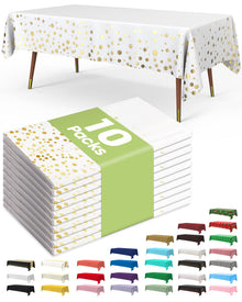 Disposable Plastic Tablecloth for Parties & Events