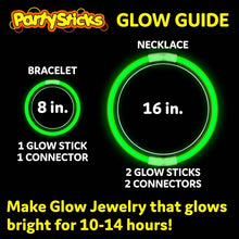Glow Sticks with Neon Bracelets & Necklaces for Parties