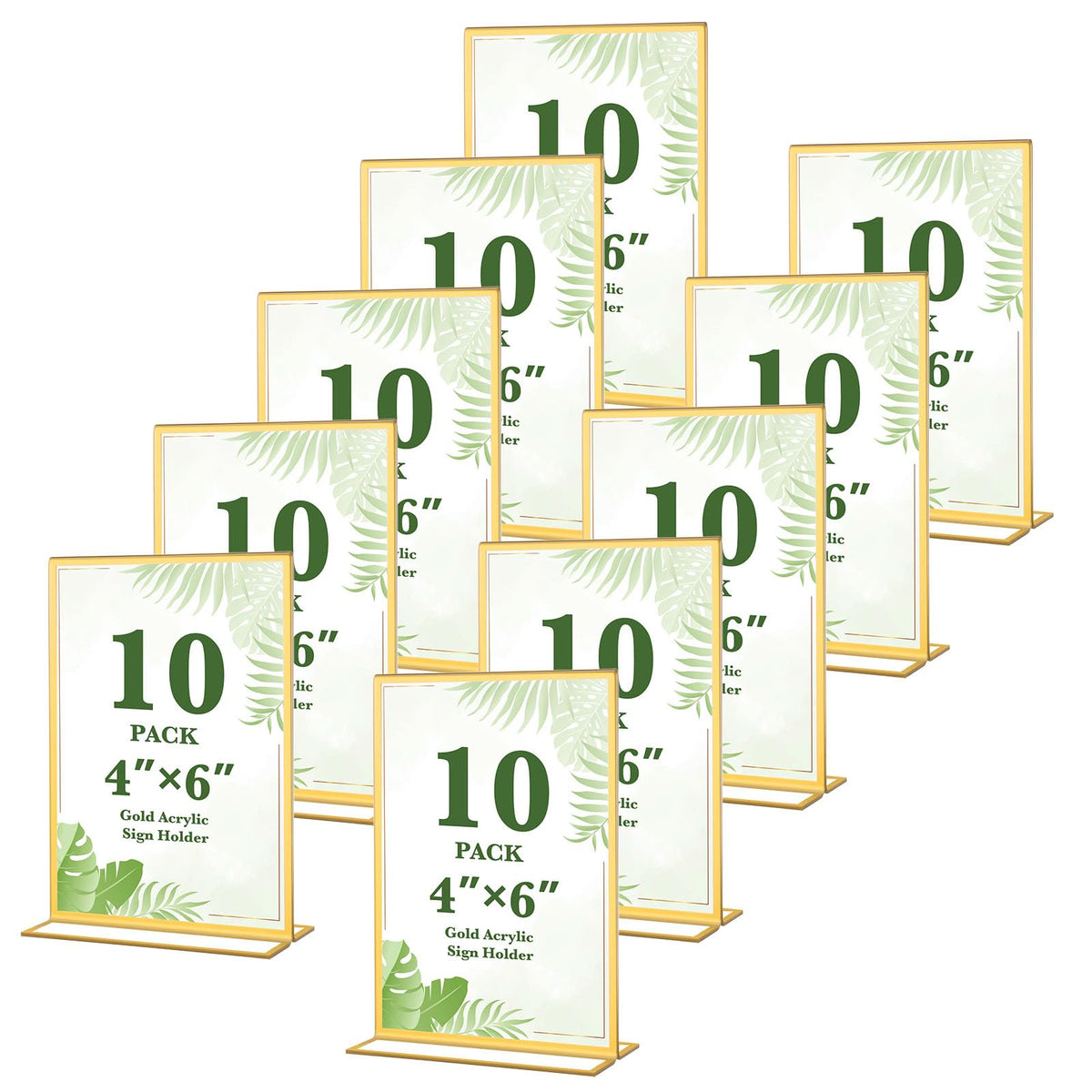Clear Acrylic Sign Holders for Weddings & Event Tables