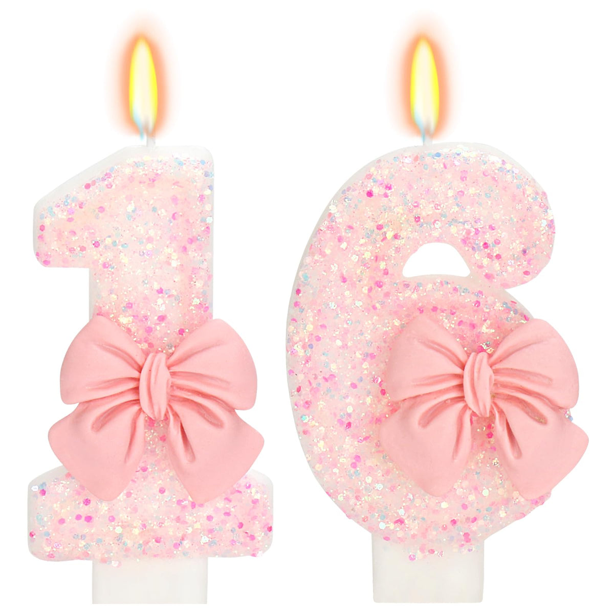 Bow-Shaped Birthday Candle for Cakes & Party Decor