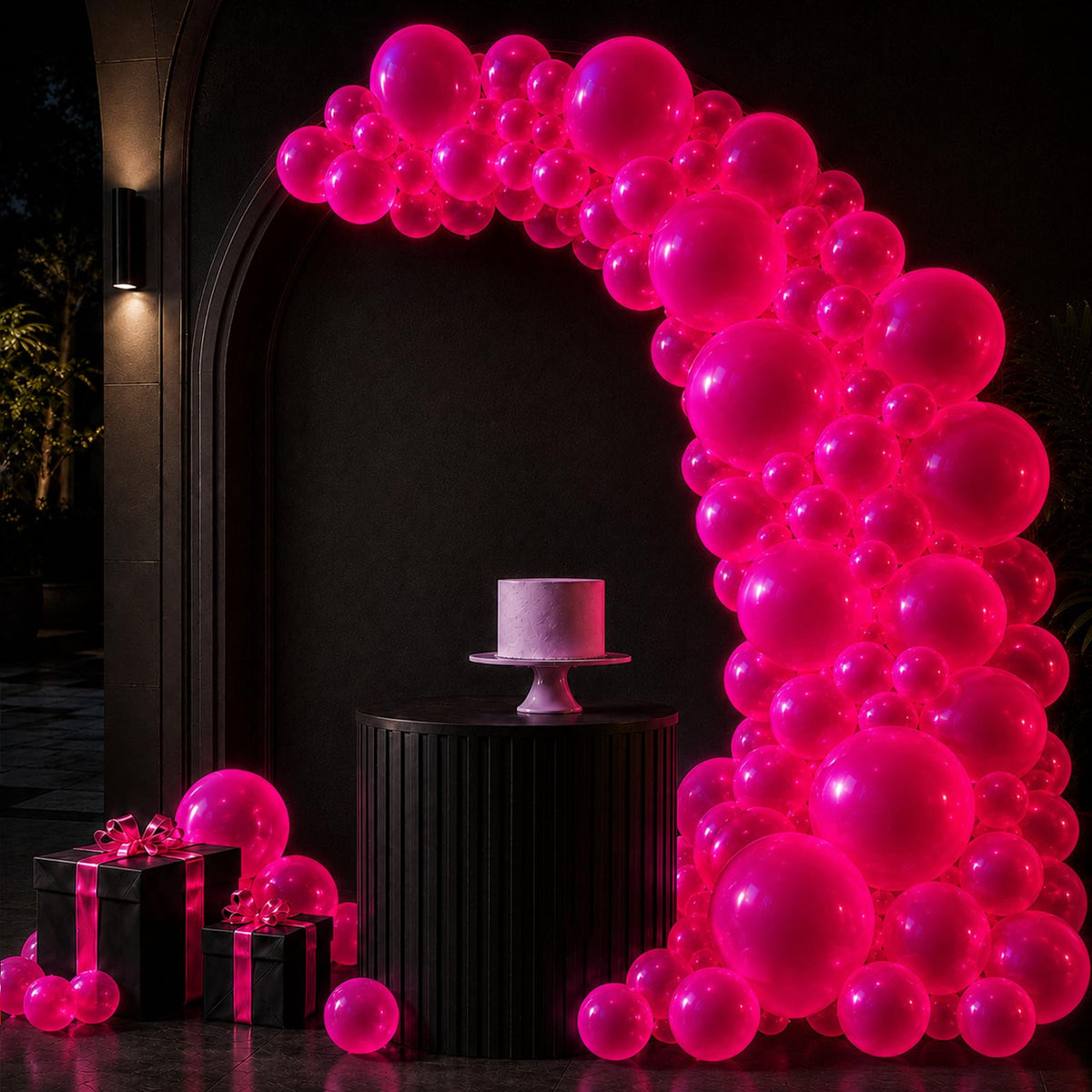UV Neon Glow Balloons for Blacklight Parties & Events