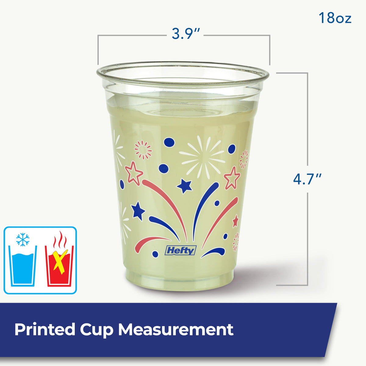 Hefty Party On Disposable Plastic Cups