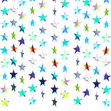 130-Foot Star Garland Banner for Parties & Event Decor