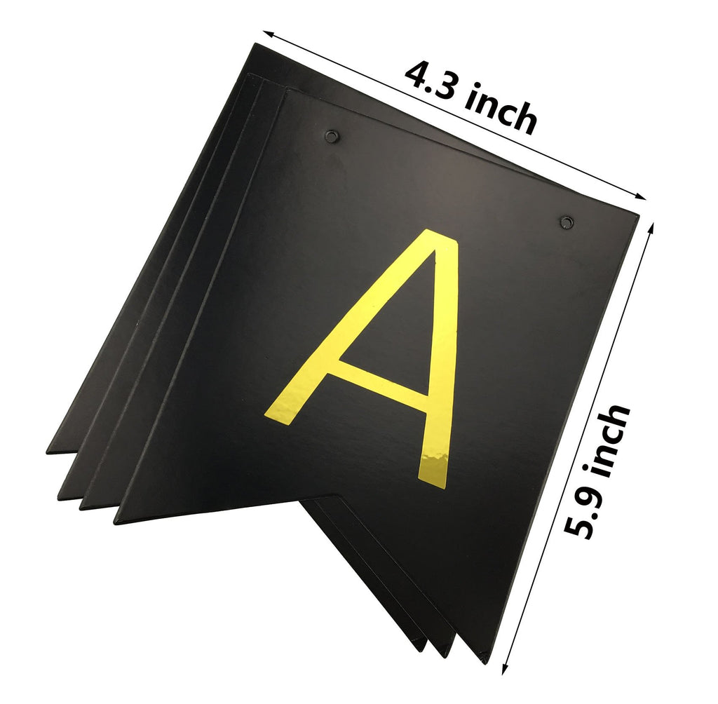 Pre-Strung Happy Birthday Bunting Banner for Party Decor