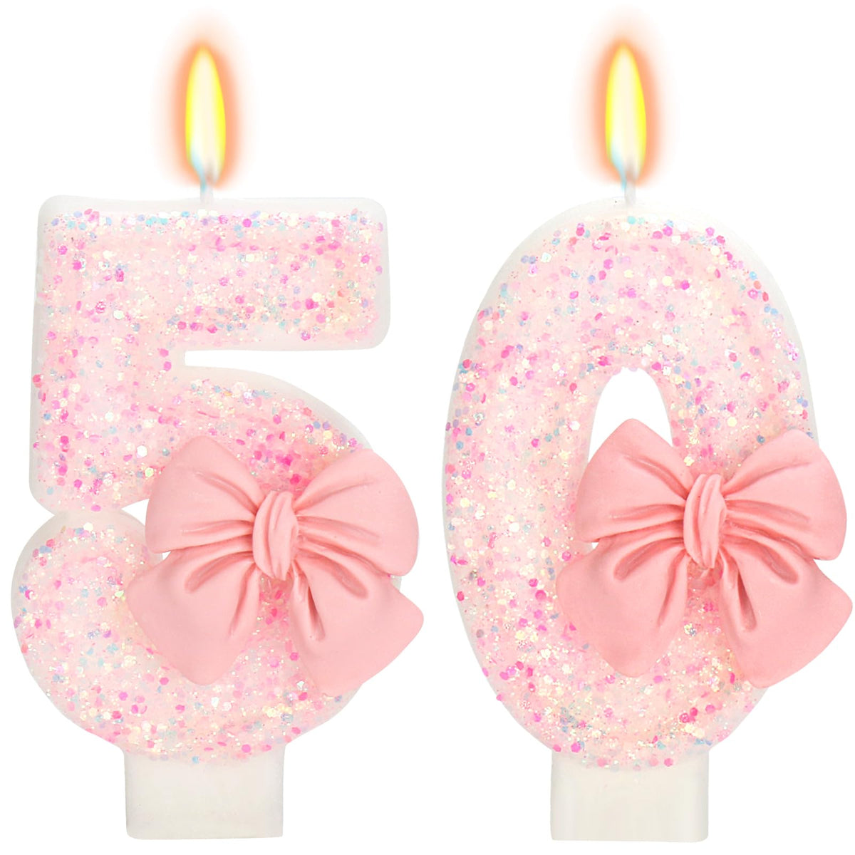 Bow-Shaped Birthday Candle for Cakes & Party Decor