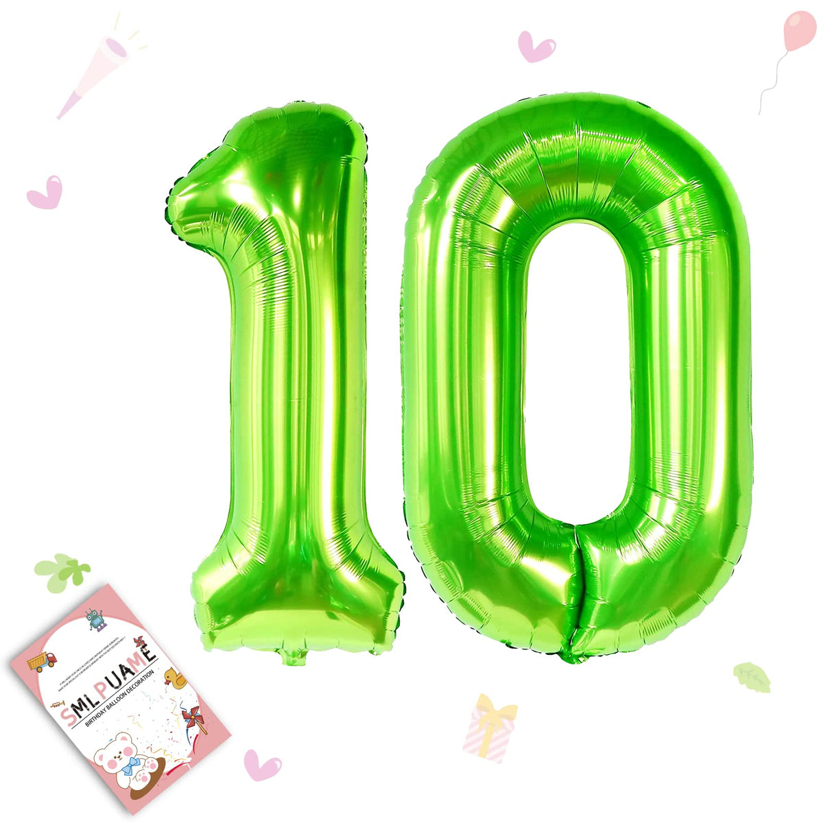 40-Inch Jumbo Foil Number Balloon for Birthday Parties