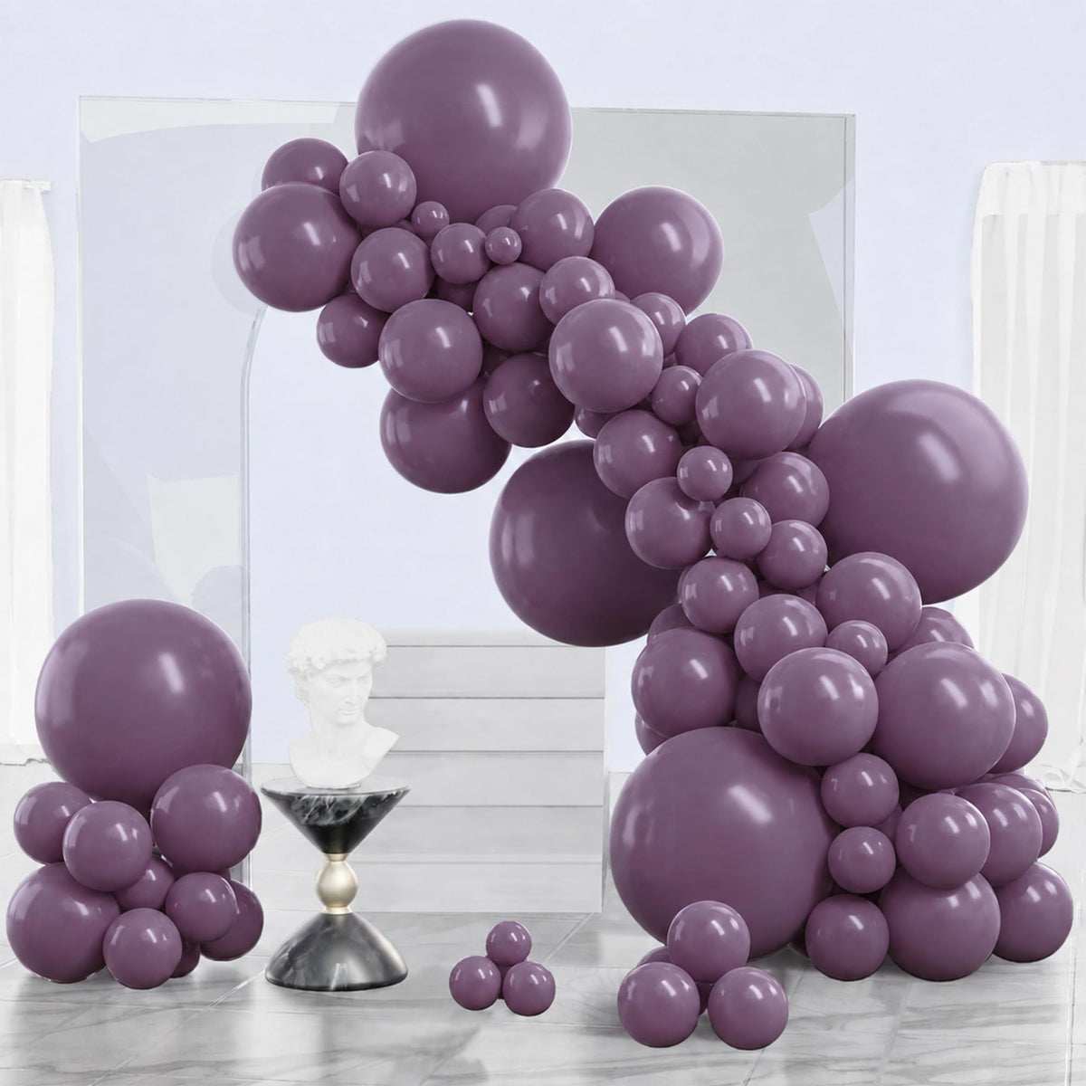 140-Piece Mixed-Size Balloon Pack for Party Decorations