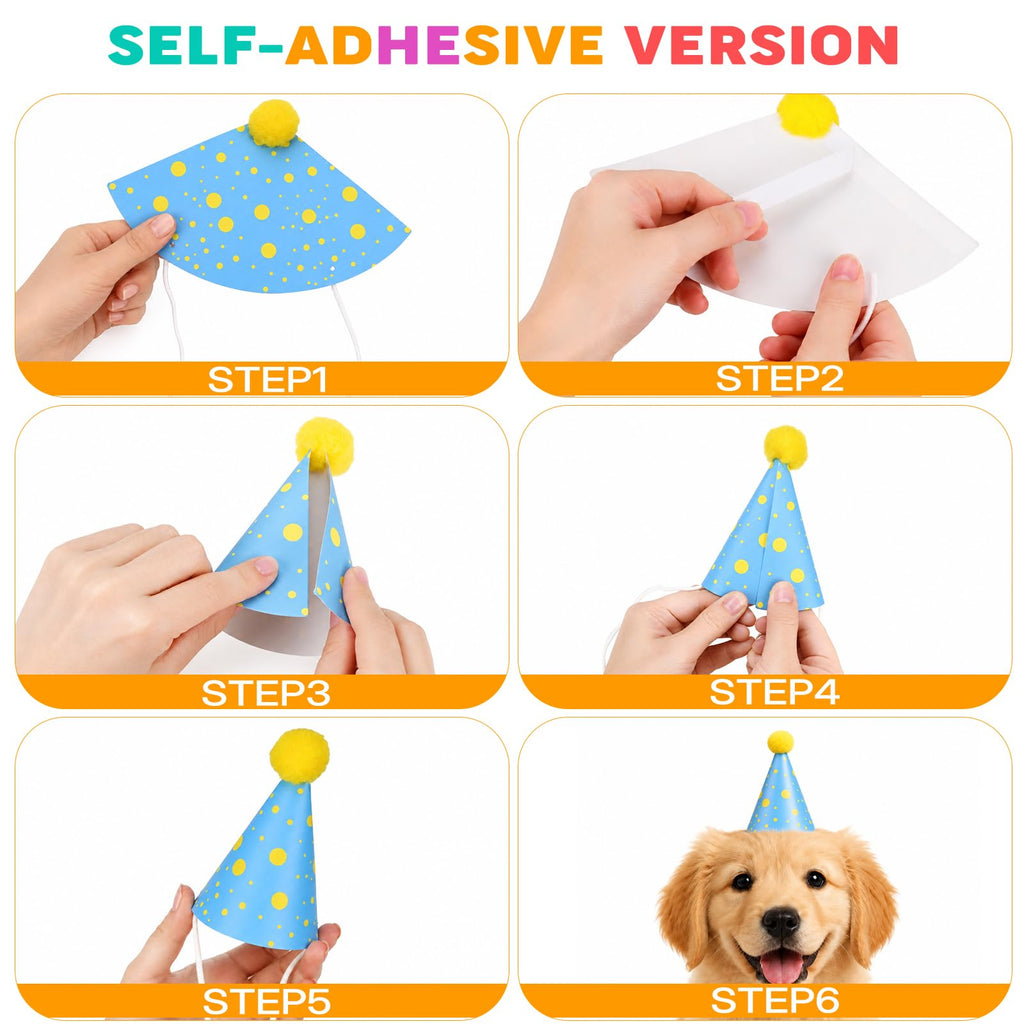 Mini Party Hats for Stuffed Animals & Celebration Decor
