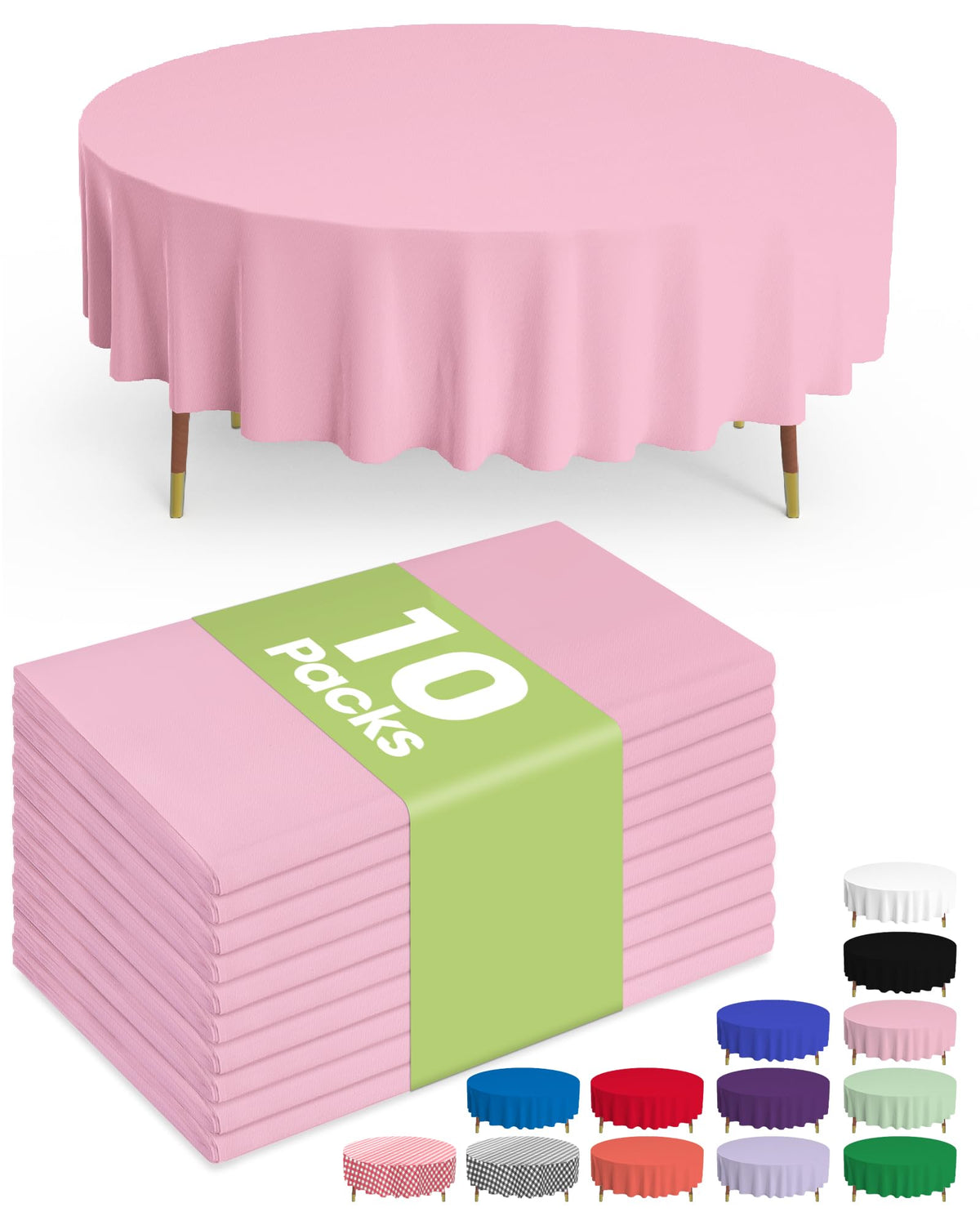 Disposable Plastic Tablecloth for Parties & Events