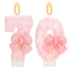 Bow-Shaped Birthday Candle for Cakes & Party Decor
