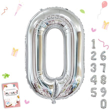 40-Inch Jumbo Foil Number Balloon for Birthday Parties