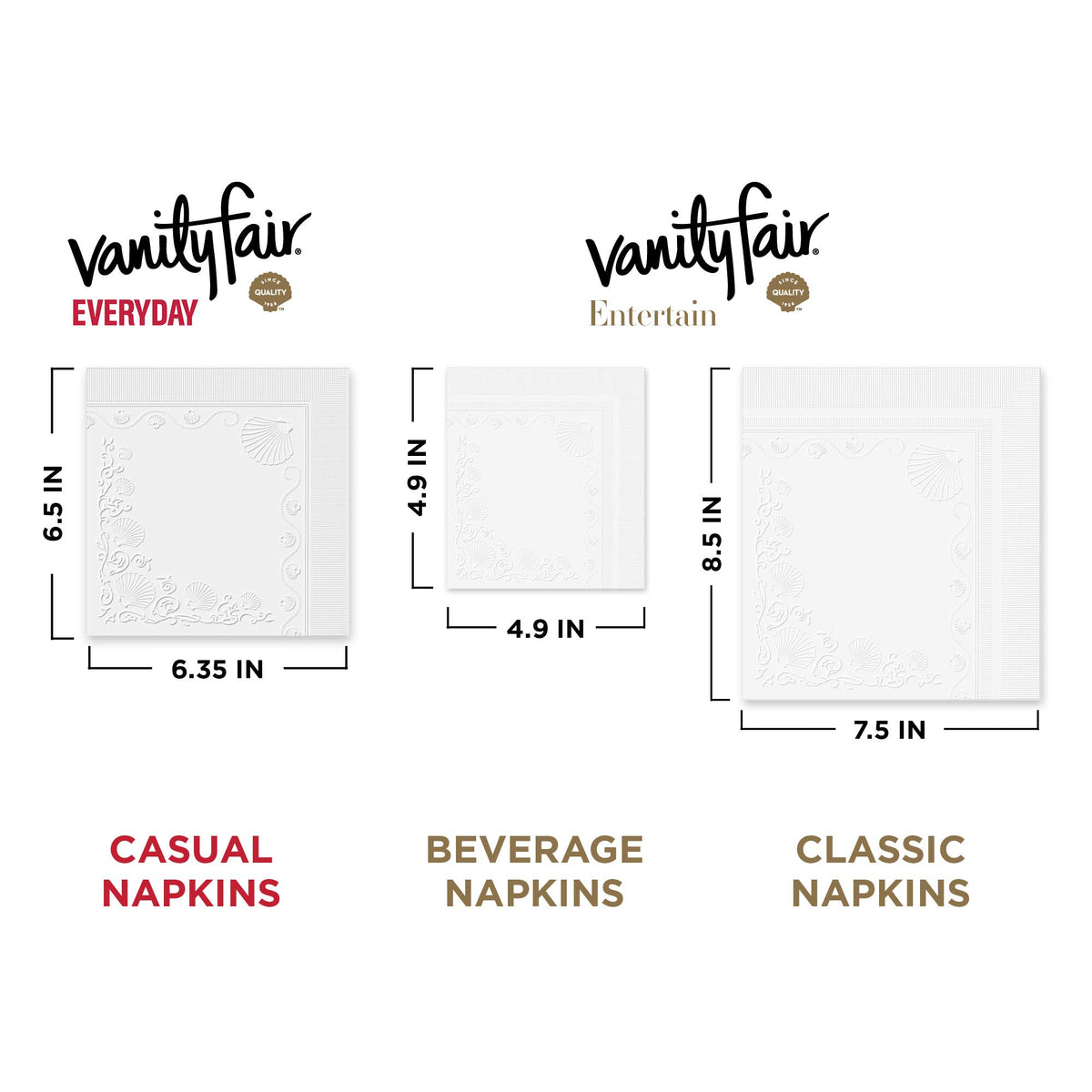 Vanity Fair Napkins | Everyday Collection